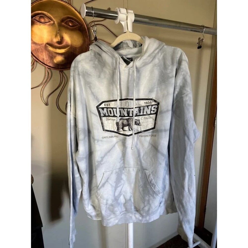 Color tone size 2 XL tie-dye Smoky Mountains hoodie